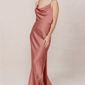 Revelry Desert Rose Nadia Bridesmaid Dress size 0